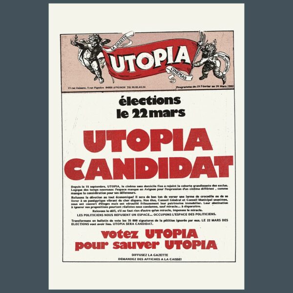 Le cinéma Utopia à Avignon de 1976 à 1994, une histoire de militantisme culturel et politique de Michaël Bourgatte